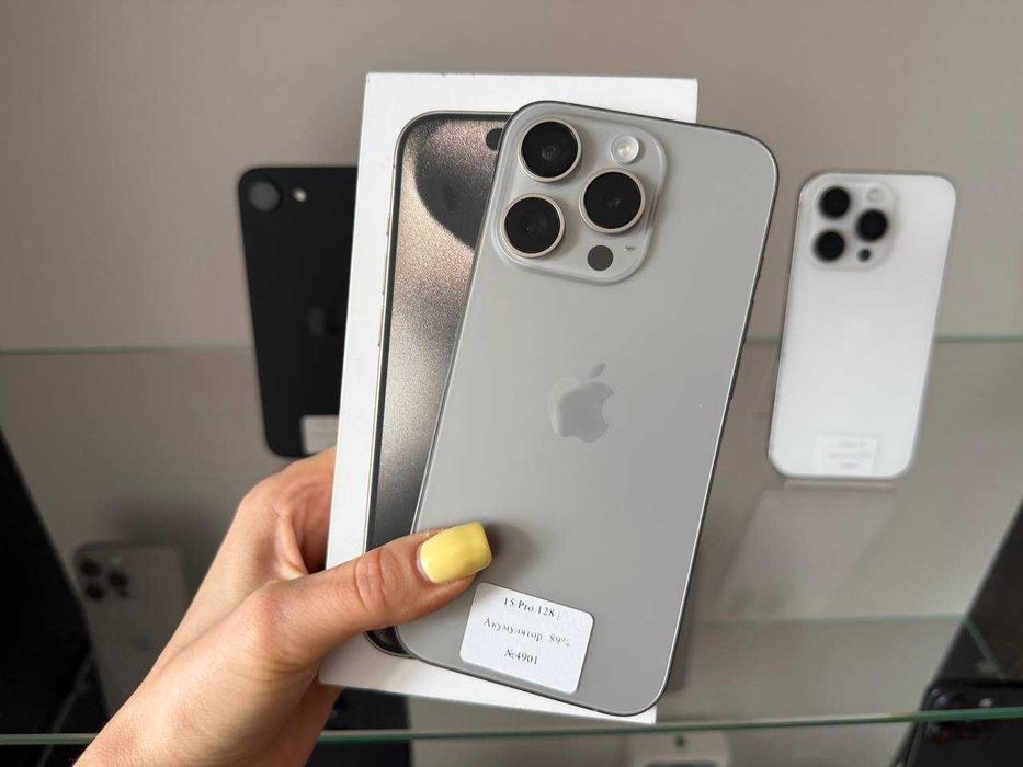 iPhone 15 Pro 128 gb Neverlock (фіз карта) / Магазину + Гарантія