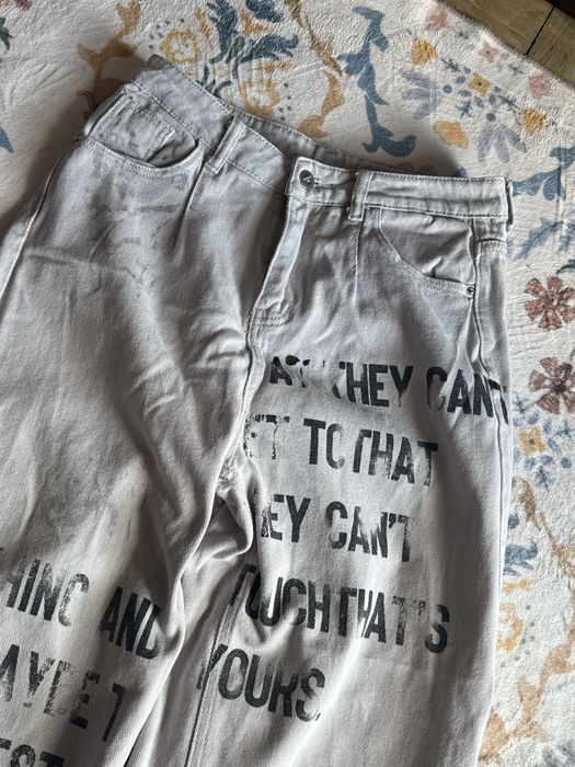 Широкі штани з написами / Baggy / Streetwear
