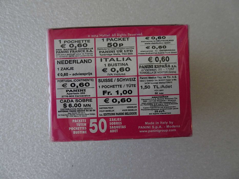 Caixa de cromos selada Panini - Barbie