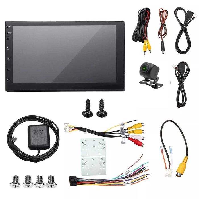 2DIN авто Магнитола 7" Android, GPS, WIFI, Bluetooth + задняя камера