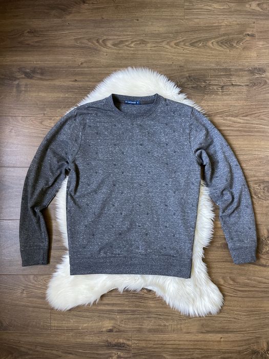 Fame forever szara bluza melanż 38 M bawełniana