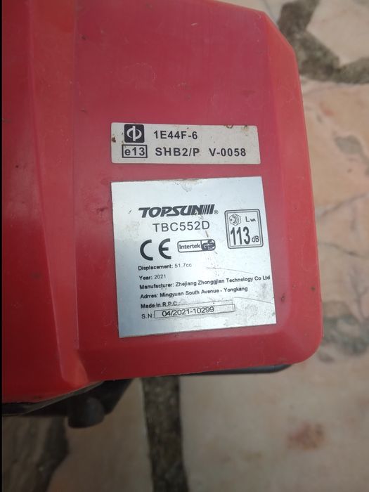 Roçadora TopSun 52cm³