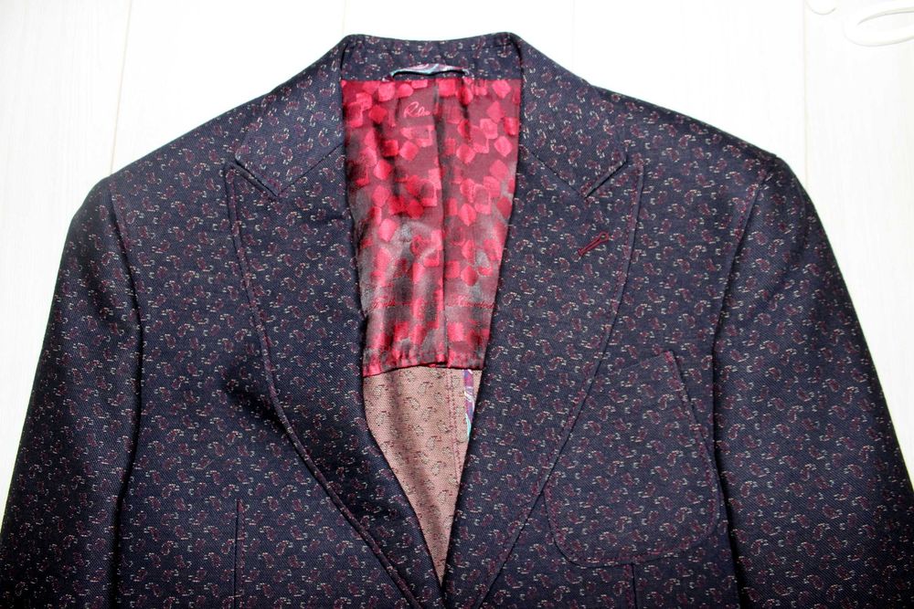 Пиджак ROBERT GRAHAM Maybole Sport Coat In Navy р.48