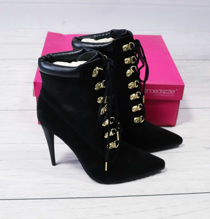 Nowe sznurowane botki Shoedazzle 'Trixey' r. 40,5