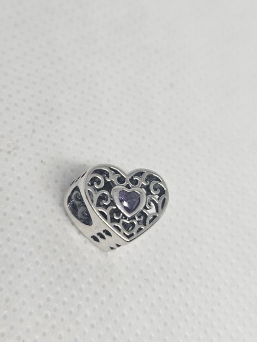 Charms srebrny s925. Serce