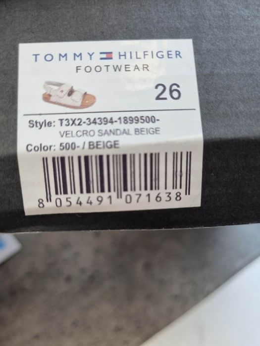 Sandałki dziecięce Tommy Hilfiger