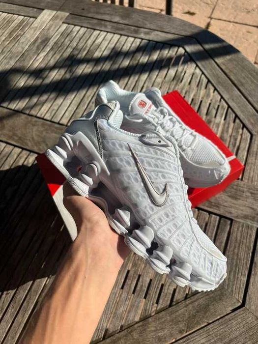 "Buty męskie Trampk Nike_Air_Shox_TL_White R.40