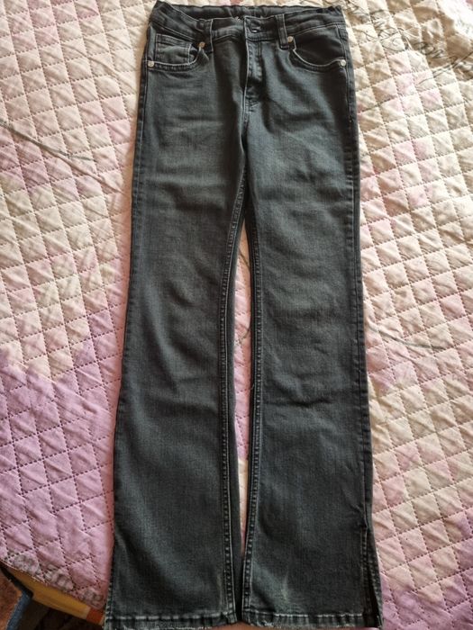 Джинси клеш з розрізами