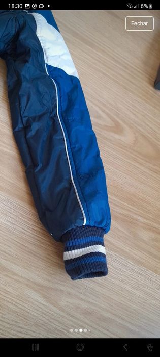 Casaco rapaz azul 11 e 12 anos