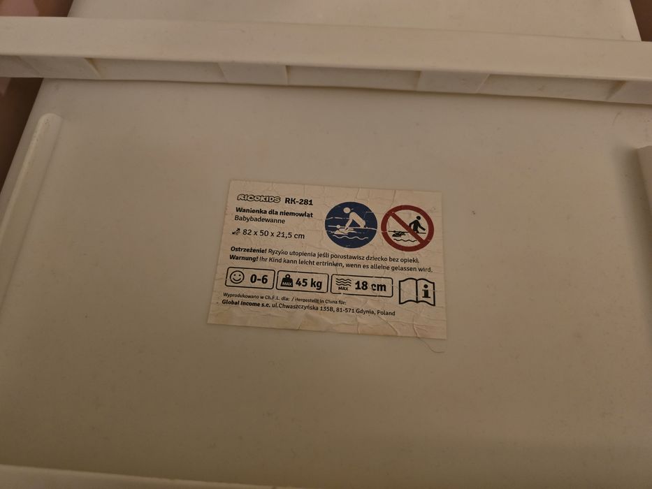 Składana wanienka Ricokids RK-281
