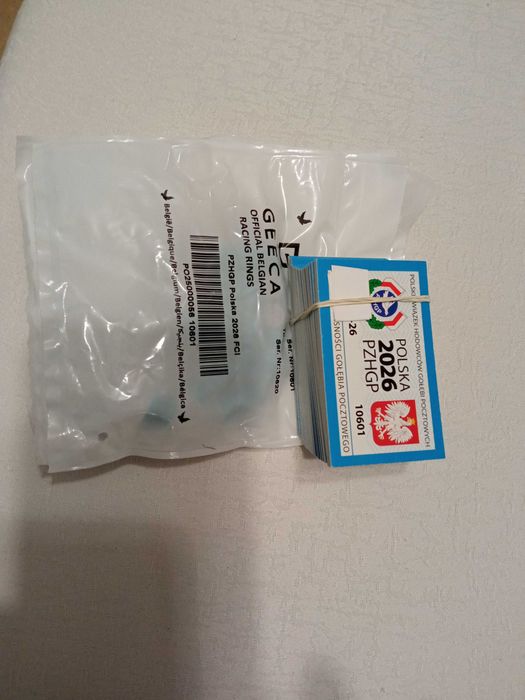 Obrączki dla gołębi PZHGP FCI 2026 40 sztuk.