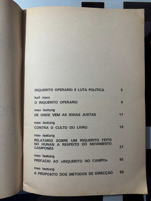 Karl Marx & Mao Tsé-Tung - Inquérito Operário e Luta Política