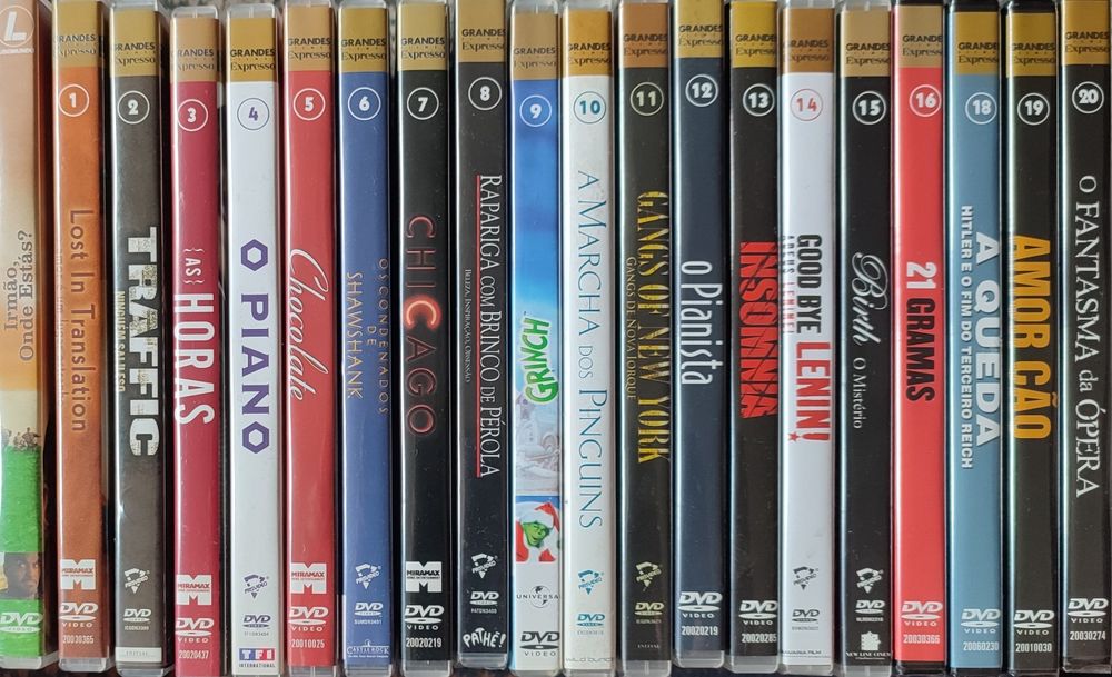 Conjunto 19 DVDs originais