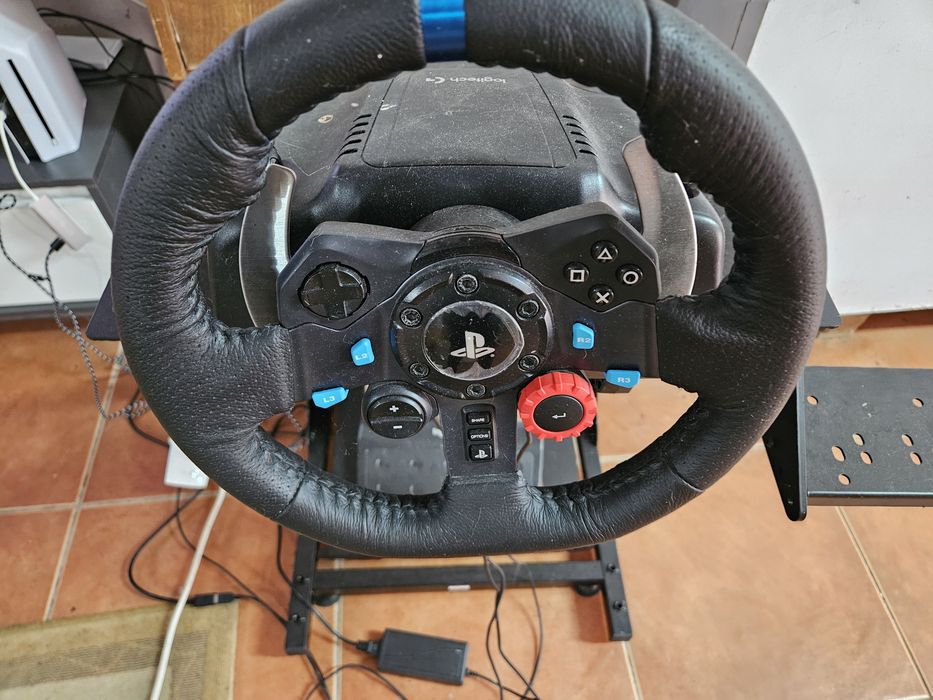 Volante com avaria