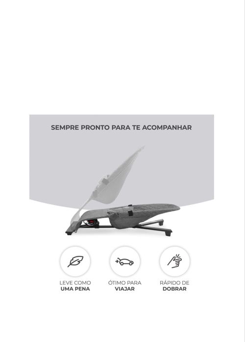 Espereguiçadeira baloiço Kinderkraft mimi bege (cadeira para bebe)
