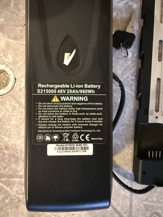 Akumulator do roweru elektrycznego Varstrom 48V 20AH