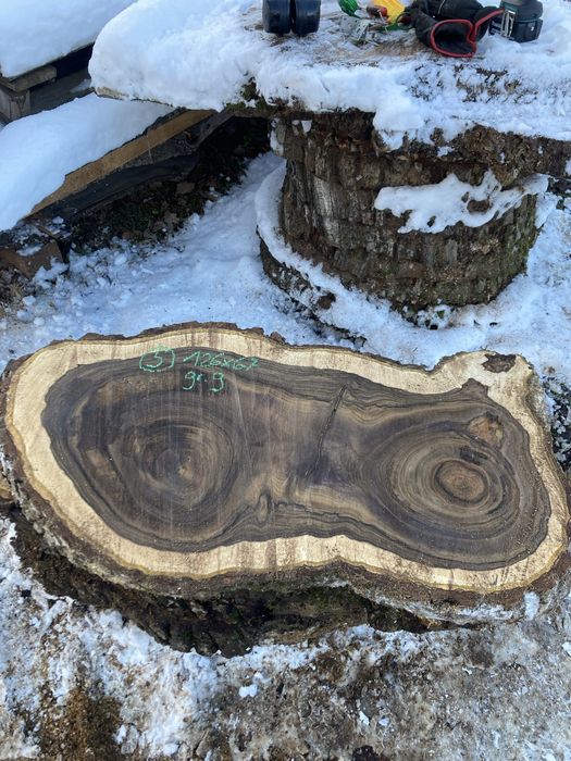 Plastry orzech / krążki / żywica /deski / orzech /czereśnia /dąb /loft