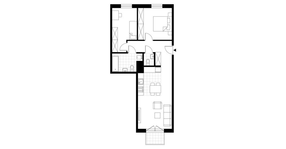 3-pokojowe mieszkanie 63 m² + balkon Bez Prowizji - Ansicht 3