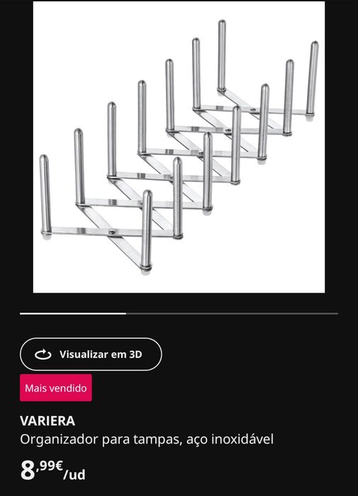 IKEA Lid Organizer64741011487490121