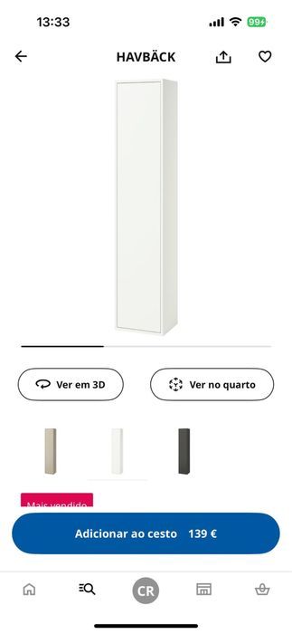 Movel de parede de prateleiras