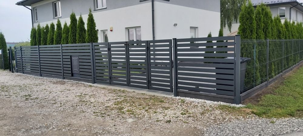 Producent bramy harmonijkowe łamane skrzydłowe