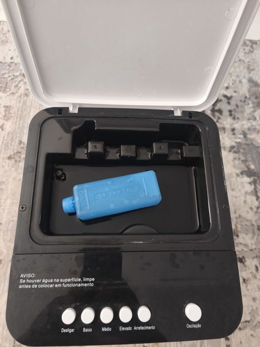 Climatizador de Ar Portátil AC-203 80W com Acumulador de Frio