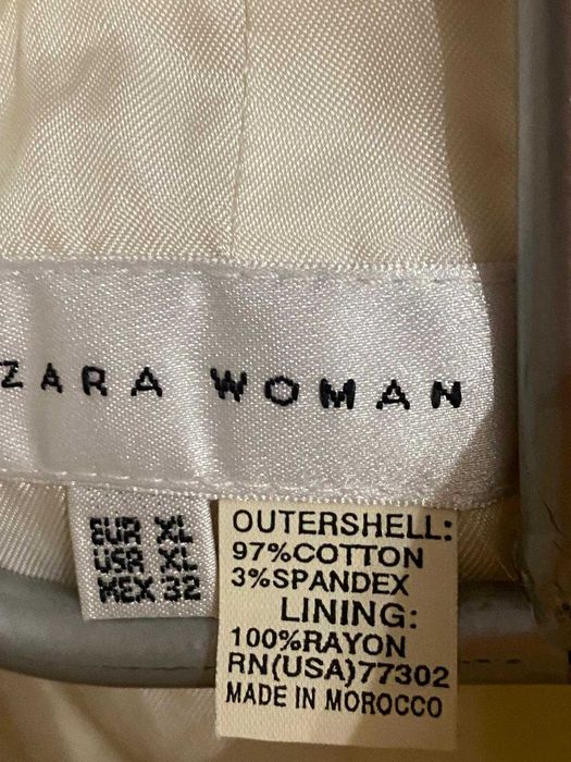 Casaco branco estílo Militar - Zara