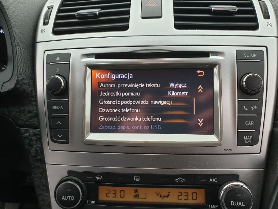 Nawigacja Polskie menu TOYOTA LEXUS Mapa NAPRAWA Android Auto