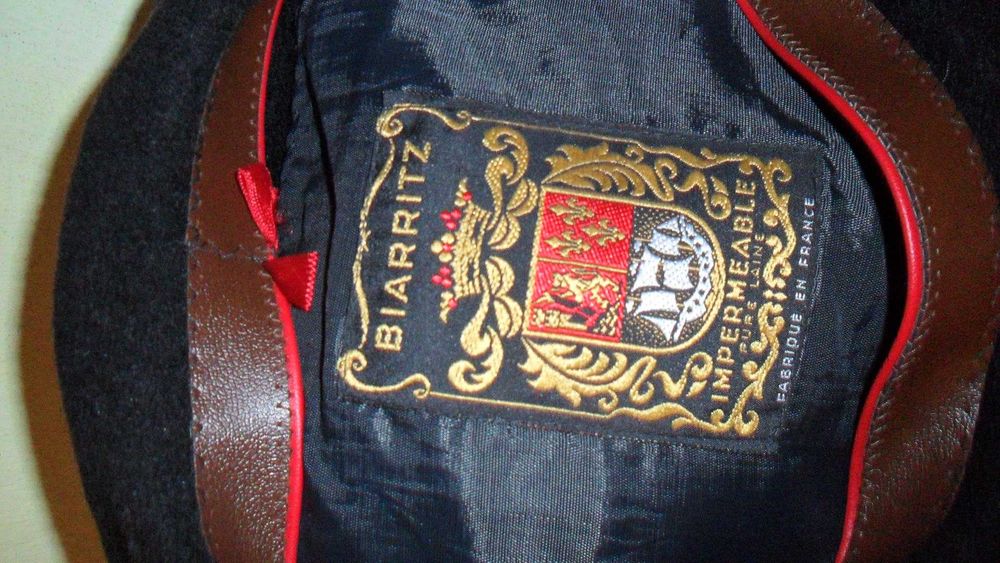 берет Франция бренд шерсть новый Biarritz 57-58