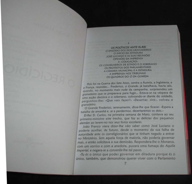Livro O Regicídio Rocha Martins