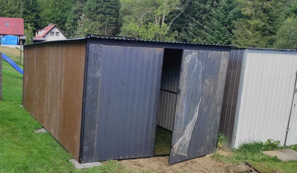 Garaż 3x5 Grafit II gatunek Dowóz i Montaż