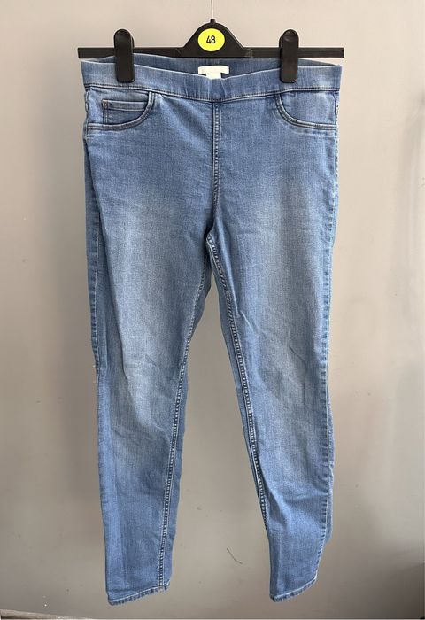 Spodnie damskie dżinsy h&m wysoki stan L 40 dla kobiet