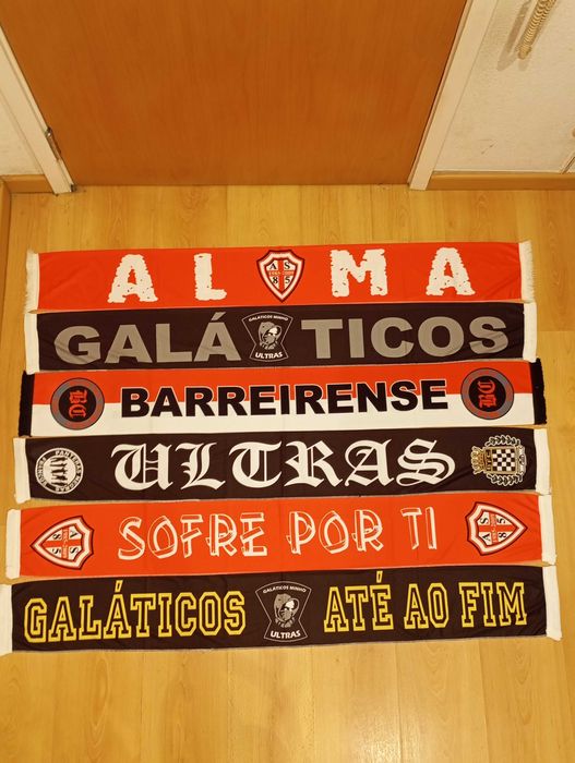 Cachecol ultras nacionais futebol vários artigo de coleção