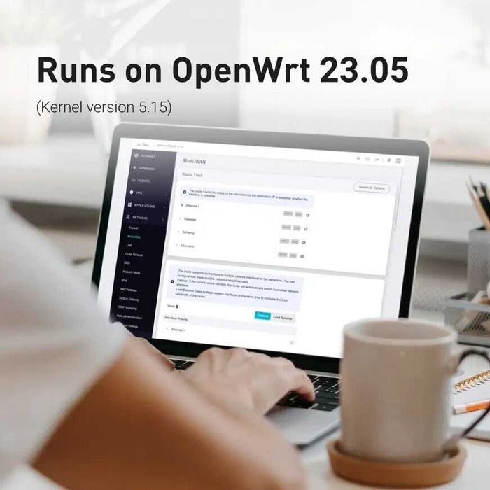 GL.iNet Flint2 GL-MT6000, GLOBAL VERSION. OpenWRT, USB порт