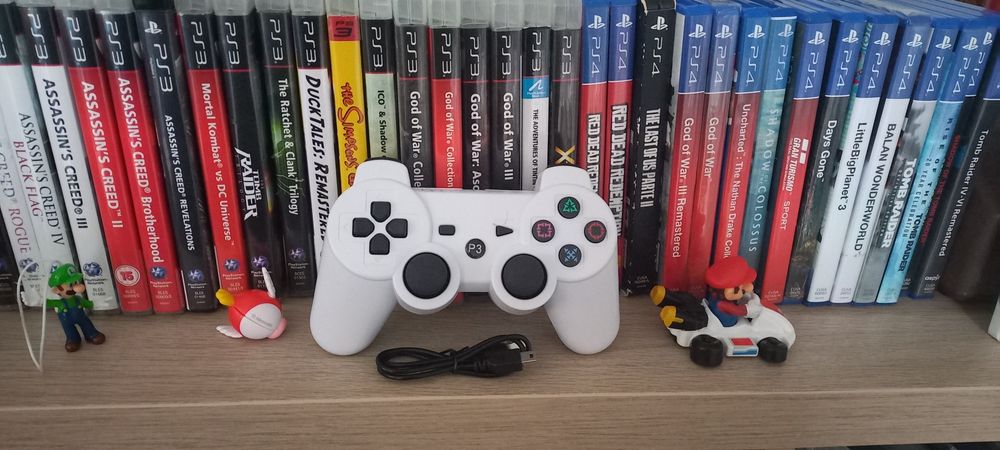 Comando PS3 branco novo apenas aberto para testar