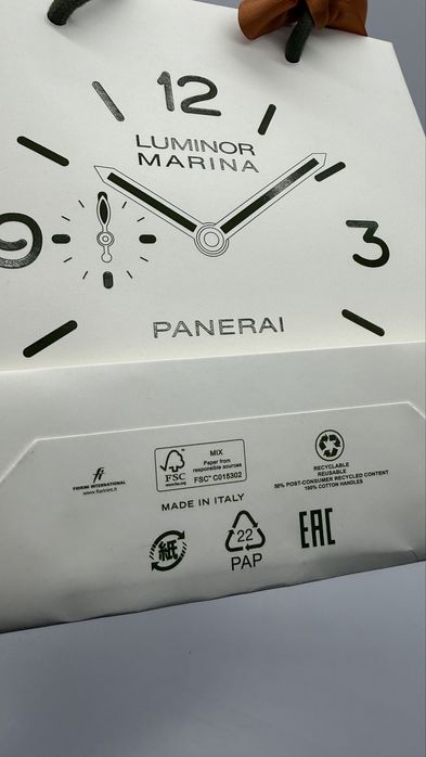 Фірмова коробка під годинник Panerai.Панераі.Нова.