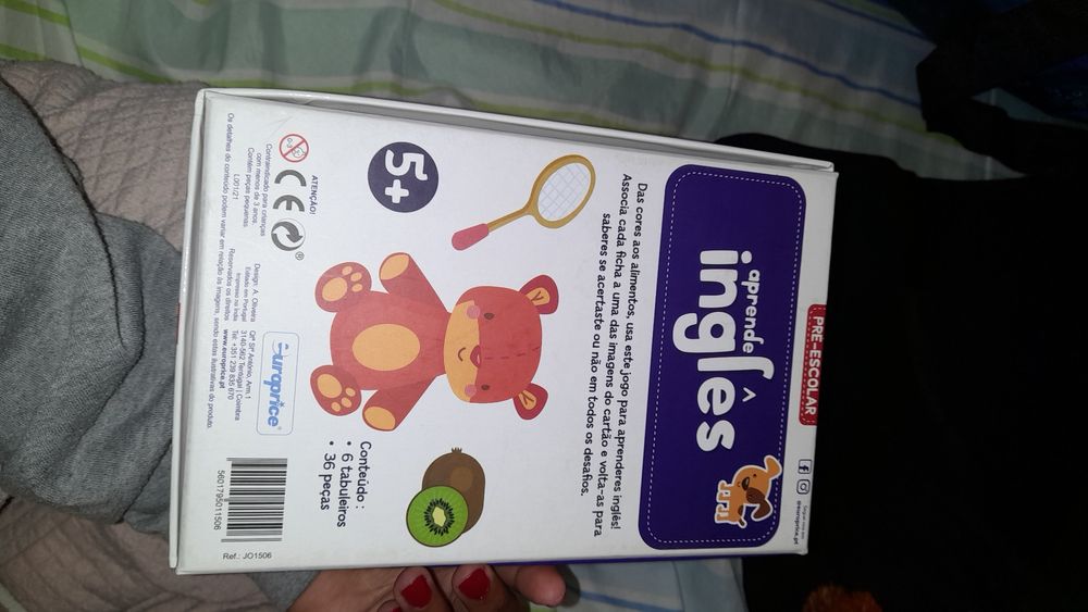 Jogo de ingles pre escolar