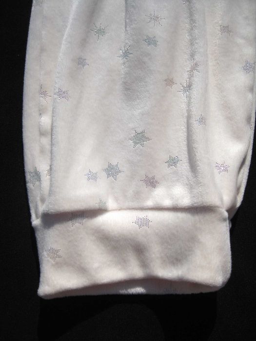 Мягенькие белые домашние пижамные штаны с звёздочками на резинке C&A M