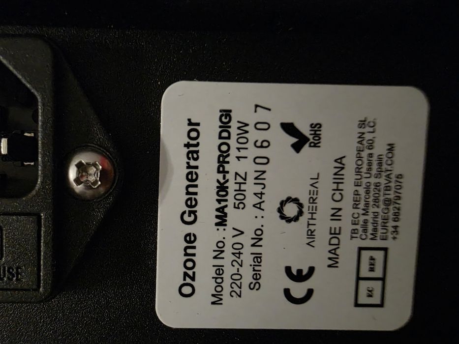 Ozonator airthereal