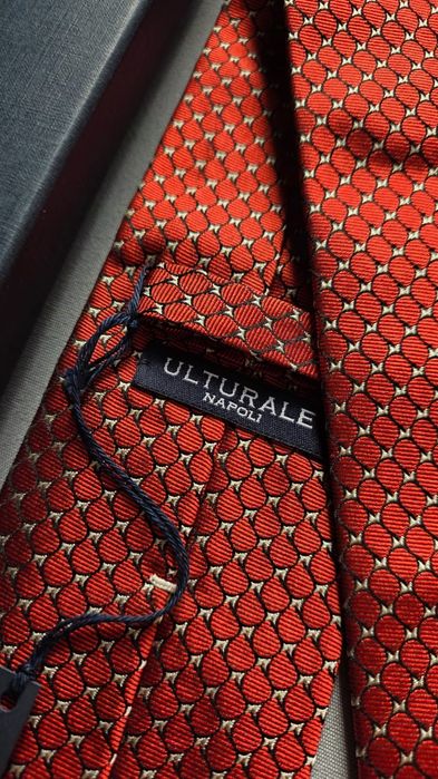 Krawat jedwabny ULTURALE + box