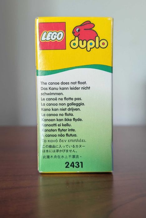 Lego 2431 Duplo Czółno Wielkiego Wodza Nowy Unikat