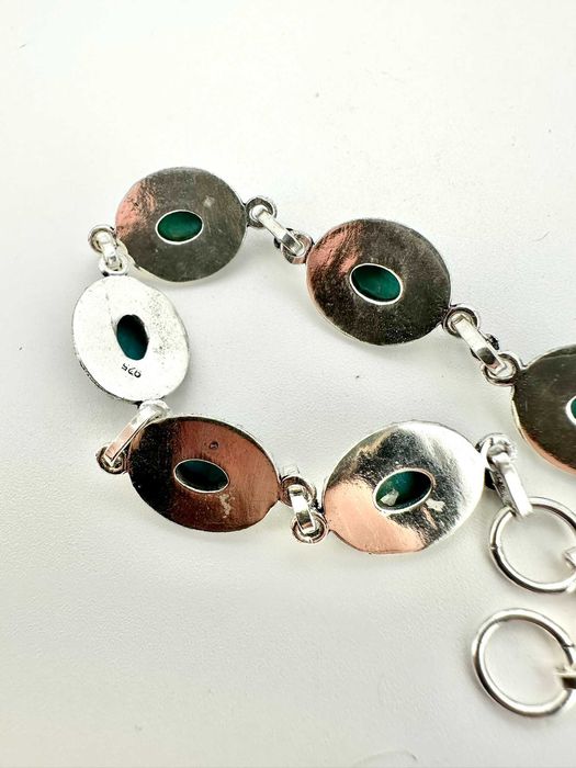 bransoletka z kamieniami naturalnymi
turkus. Próba 925