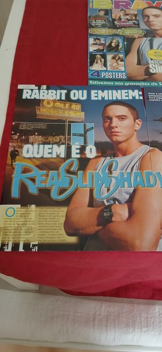 Capa Bravo + publicação Eminem