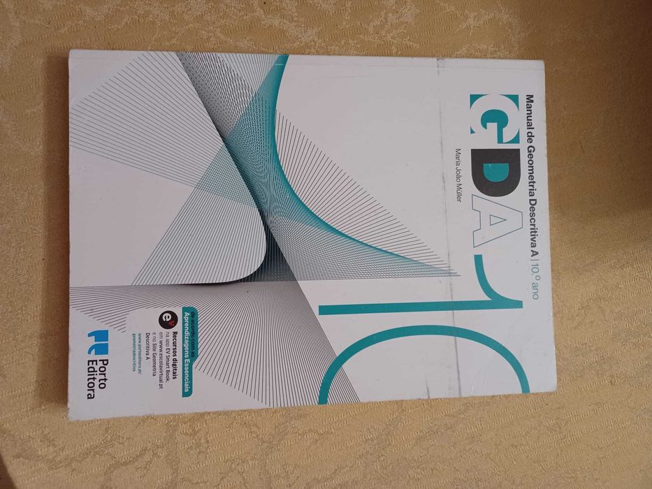 Manual -  Geometria Descritiva A - 10.º ano ( como novo)