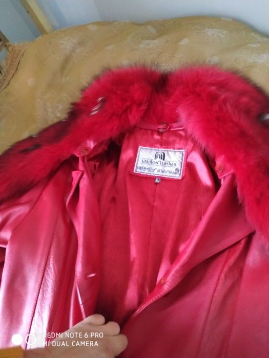 Жіночій шкіряний плащ Vavilon Leather