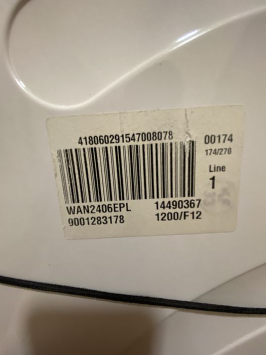 Pralka BOSCH serie 4. WAN2406EPL