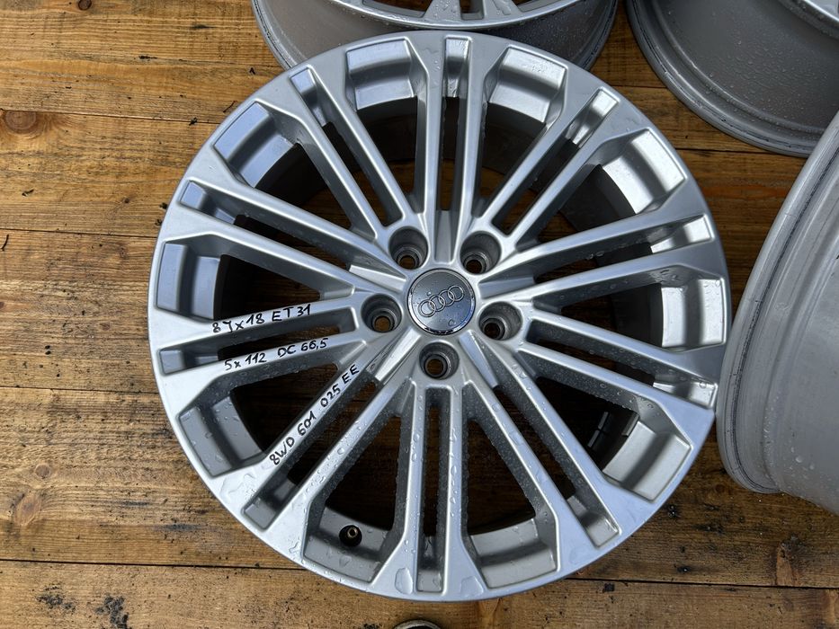 (F1) ALUFELGI 18” 5x112 Oryginał AUDI A4 A5 B9 B8, A6 C6 C7 Q3 Q5