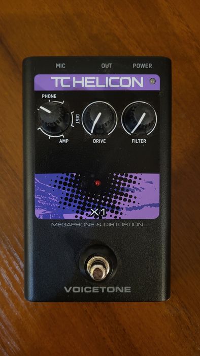 TC Helicon VoiceTone X1 efekt wokalny megafon/distortion