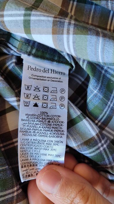 Camisa Homem Pedro del Hierro | Tamanho S | Tatilored Fit