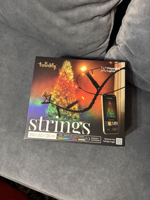 Twinkly string 250 led rgb nowe lampki choinkowe lampeczki generacja 2
